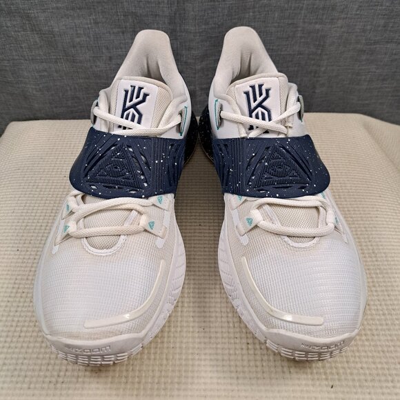 %Size 9.5 Men - Nike Kyrie Low 3 Team White Midnight Navy 2020 CW6228-100 / A 28 main image 12